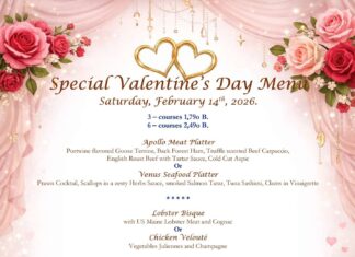 絶対に見逃せない日。パタヤのカーサ・パスカルで2026年のバレンタインデーをロマンティックに過ごしましょう。