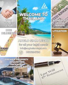 Legal Corner: Welcome to Thailand! Let Anglo Siam Legal Handle the Legal Side