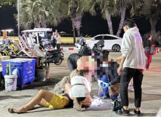 Humalaiset venäläisturistit tappelivat Pattayan kaupan ulkopuolella – ystävä menetti tajuntansa lyötyään vahingossa