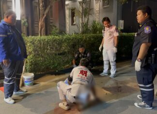 Tragico incidente a Pattaya: un cinese viene ucciso da alcuni amici che facevano retromarcia con un veicolo fuori dall'hotel