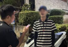 Viral krangel om 20 baht mellom motorsykkeltaxisjåfør på mobilappen i Pattaya og to russiske turister vekker blandede følelser på nettet