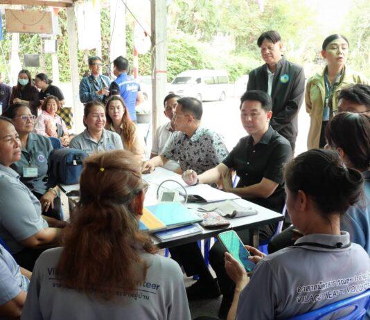 Pattaya Mayor Continues Field Visits to Monitor Community Health Volunteers Work at Laem Ratchawet