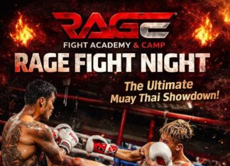 باتايا تستعد لمواجهة نارية في رياضة الملاكمة التايلاندية في عيد الحب في أكاديمية ريج فايت مع ليلة ريج فايت!