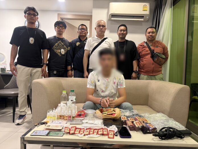 Полиция Паттайи арестовала китайского гражданина за торговлю так называемыми зомби-подами в ходе секретной операции