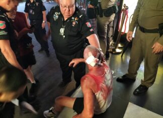 Australian Man Injured After Bill Altercation at Walking Street Pub, Pattaya Police Investigating After Differing Accounts of Cause