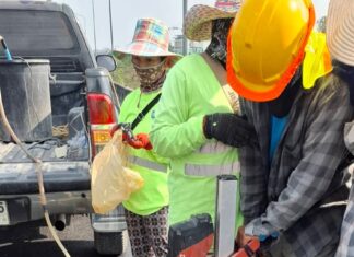 파타야시, 서부 철도 도로 개선 공사 진행 중, 3월 10일부터 3월 31일까지 임시 교통 통제 예정