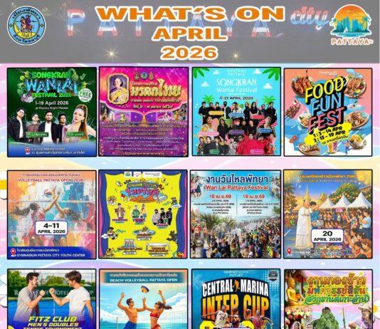 Pattaya Prepares Spectacular Line-up of Events for April 2026
