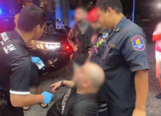 Franskmann slår beruset omansk turist med ølflaske på nærbutikk i Pattaya, overgir seg til politiet