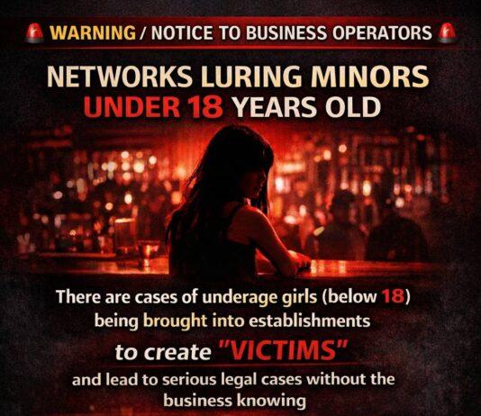 Varning till företagare: Se upp för nätverk som lockar minderåriga under 18 år