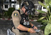 41-Year-Old Man Injured in Motorcycle Crash in Pattaya, Gun and Ammunition Found During Search