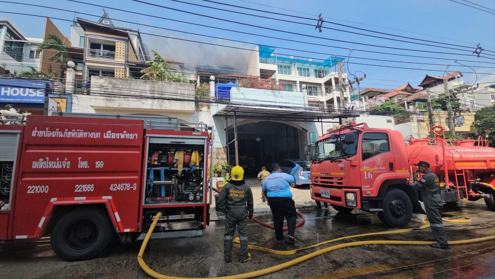 Pattaya police save Russian woman from townhouse blaze | News by Thaiger