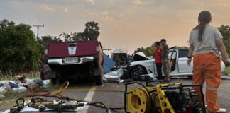 Thailand registreert 242 verkeersdoden tijdens de zeven dagen van gevaar rond Songkran, een daling ten opzichte van vorig jaar.