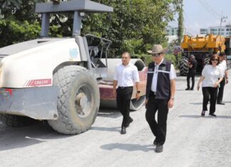 Pattaya Deputy Mayor Inspects Overall Railway Road Project, Announces Opening of Another Large Section Before Songkran Festival
