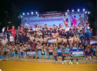 Pattaya startet Anti-Drogen-Kampagne für Jugendliche mit Sport- und Kreativaktivitäten