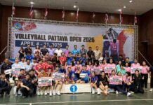 Pattaya Mayor Presides Over Closing Ceremony and Awards for 2026 Pattaya Open Volleyball Tournament