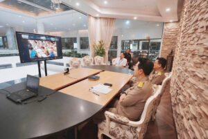 Pattaya Mayor Attends High Level Online Meeting With Thai PM and Senior Officials