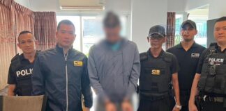 Ein britischer Verdächtiger wurde in Pattaya wegen mutmaßlicher Beteiligung an der Tötung eines Irakers in Phuket durch ein kolumbianisches Drogenkartell festgenommen.