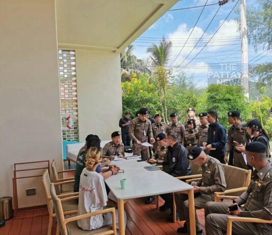 Polizeirazzia gegen 32 mutmaßliche Strohmannfirmen, die Grundstücke im Wert von 150 Millionen Baht auf Koh Phangan besitzen