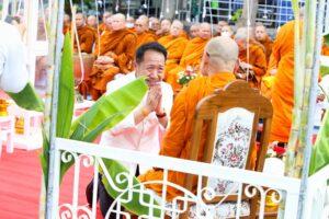 Pattaya Padmakun Hospital Hosts Grand Ceremony to Honour Luang Pu Bua Ket on 92nd Birthday and 72nd Monastic Year