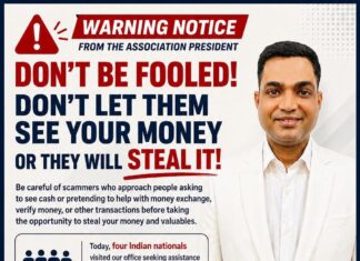 Der Präsident der Indian Association of Pattaya warnt die Öffentlichkeit vor raffinierten Betrugsmaschen.
