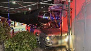 Drunk Thai Man Crashes Pickup After Downing 5 Beers, Smashes into Pharmacy and House in Pattaya Area