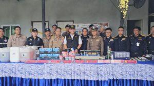 Justice Minister Praises Banglamung Police for Smart Raid on Thailand’s First Discovered Major Illegal E-Cigarette Factory Near Pattaya