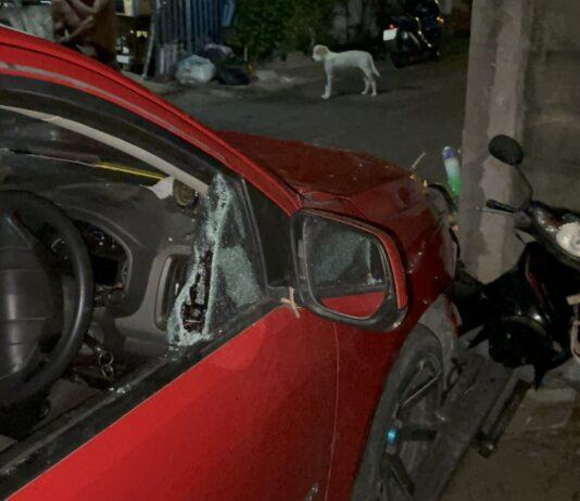 Hot-tempered Pattaya Area Neighbor Attacks Man and His Truck with Hammer Over Loud Pickup Truck Noise
