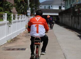 Pattaya Mayoral Candidate No. 1 “Itthiwat” Continues Campaign with Bicycle Tour, Urges Residents to Vote on June 28th