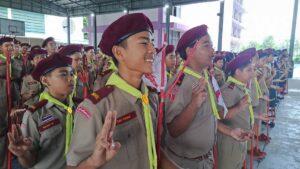 Sri Racha Municipal School Scouts and Guides Hold Annual Oath Renewal and Parade Ceremony