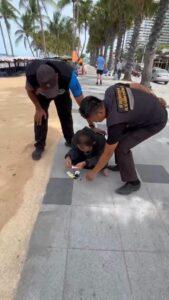 Man with Knife and Drugs Sparks Panic on Jomtien Beach