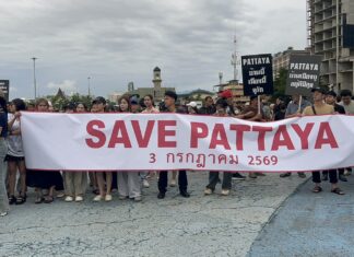Pattayan asukkaat yhdistävät voimansa "PELASTA PATTAYA" -kampanjassa ja vaativat tv-juontajalta anteeksipyyntöä kiistanalaisten lausuntojen jälkeen