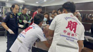 Finnish Tourist Stabbed Near Heart by Transgender Partner Over 200 Baht Argument in Pattaya Flees to Police Station on Motorbike