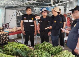 Local Thai Officials in Sri Racha Inspect Migrant-Run Shops Following Complaints