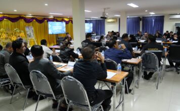Banglamung District Holds Multi-Sector Meeting to Plan Royal Cremation Ceremony Alongside Flood Preparedness