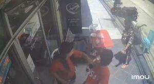 Aggressive Homeless Jomtien Man Hospitalized After Violent Outburst at Massage Shop Staff, Friend Says He Has Psychiatric Illness
