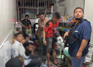 バンラムン警察、麻薬取締りを強化:90日間の作戦で、南パタヤとサードロードで売人7人、使用者20人を逮捕、大量の覚醒剤とアイスを押収