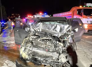 Mother Driving With Family Rear-Ends 10-Wheel Crane Truck Near Pattaya; Young Son Critically Injured