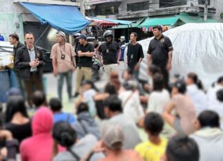 Banglamung Authorities Raid Jomtien Sois 2-3, Nab Nearly 100 Drug Dealers and Users After Resident Complaints and Recent Daylight Shooting Incident