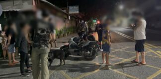パタヤで早朝に発生したバイク事故で、タイ人ライダーが重傷、ウズベキスタン人男性は軽傷を負う。