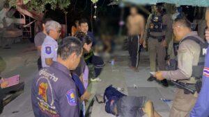Pattaya Cement Plant Erupts in Violence After Concrete Mixer Driver Clubs Coworker Over the Head with Wooden Stick, Flees Scene