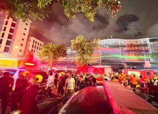 Fire at Khlong Thom Center in Bangkok Contained after Overnight Blaze; Building Partly Collapsed, 11 People Injured