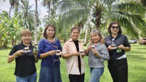 Takhian Tia Mayor Launches Local Wisdom Project Focusing on Coconut Coffee, Natural-Dye Tie-Dye Fabrics, and Gua Sha Massages to Boost Community Identity and Sustainable Income
