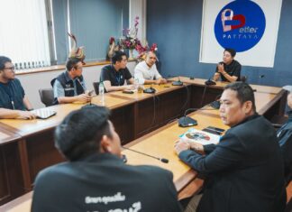 Pattaya godkänner offentlig mark för frivilliga polisposter i Pratumnak Hill-området
