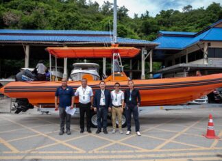 Pattaya Deputy Mayor Inspects New Marine Rescue Boats and CCTV System at Bali Hai