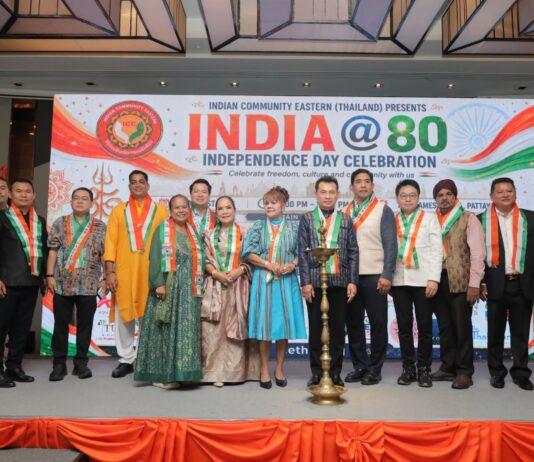 Pattaya Officials Join Indian Community in Celebrating 80th Independence Day
