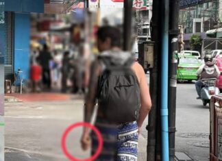 US Man Arrested in Bangkok After Slashing Thai Police Officer’s Throat with Box Cutter Following Shoplifting Stop