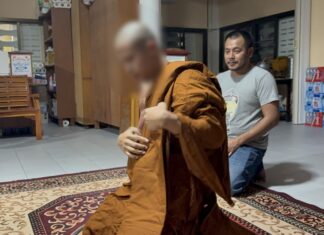 Junior Monk and Temple Boy Arrested at Pattaya Area Temple for Allegedly Selling Ketamine, Busted in Police Sting