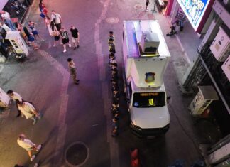 Pattaya Tourist Police Deploy Drone Patrols for Extra Security with 5,000 U.S. Troops in Town