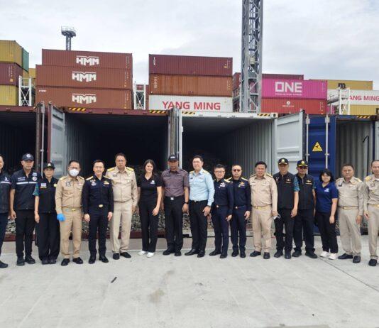 Environment Minister Leads Multi-Agency Probe of Suspect E-Waste Containers at Laem Chabang