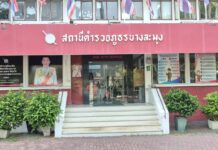 Banglamung Police Probe Viral Claim That Officers Slept and Played Games While Woman Tried to Report Online Scam